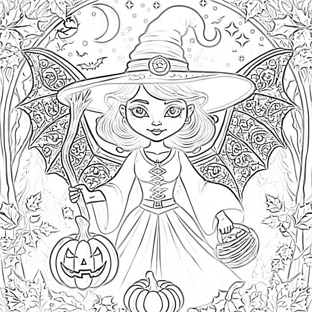 Witches - Adult Coloring Book product image (4)