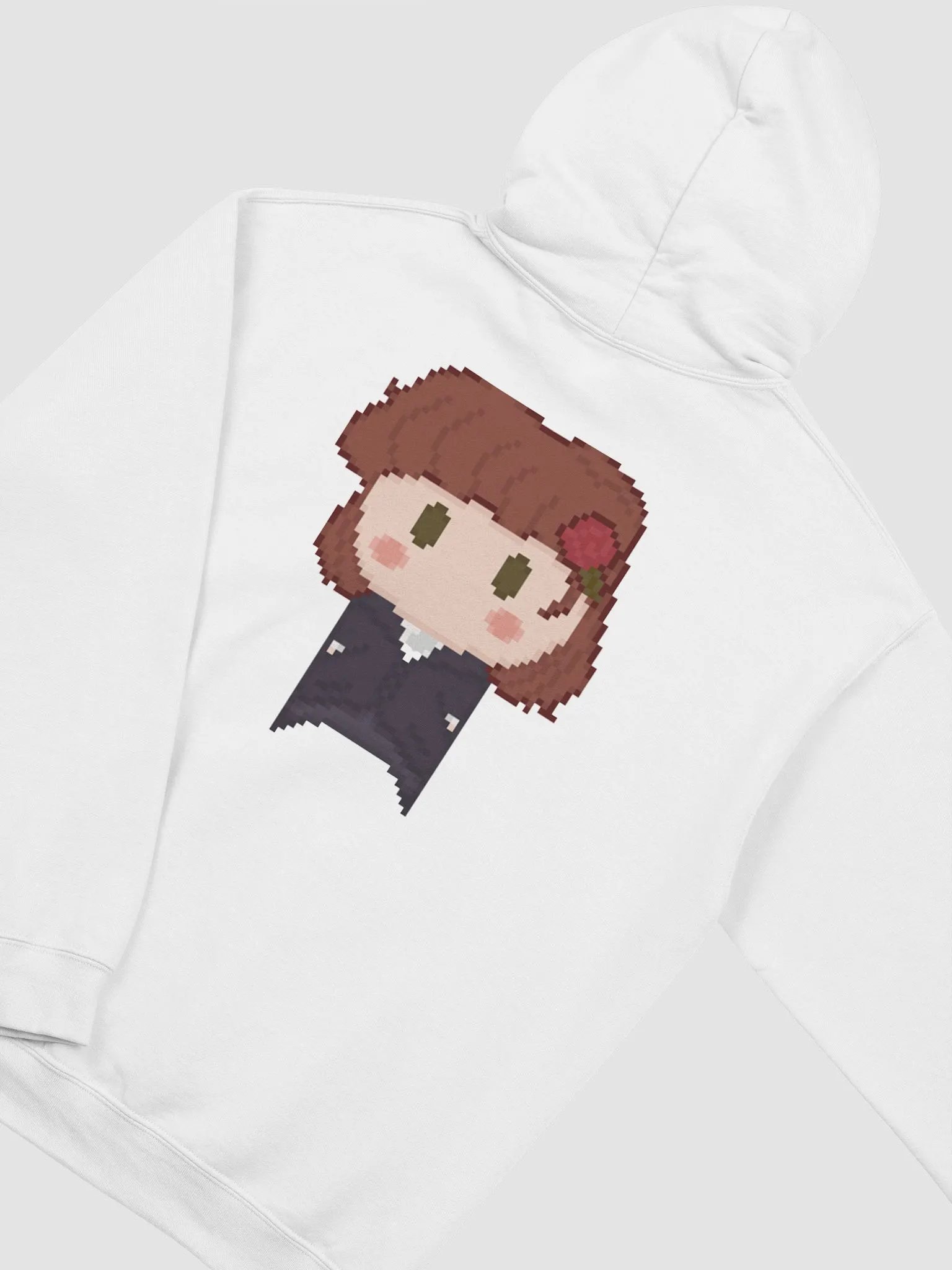 Pixel Art Rose Hoodie | Art by SquidSlayerNate product image (3)