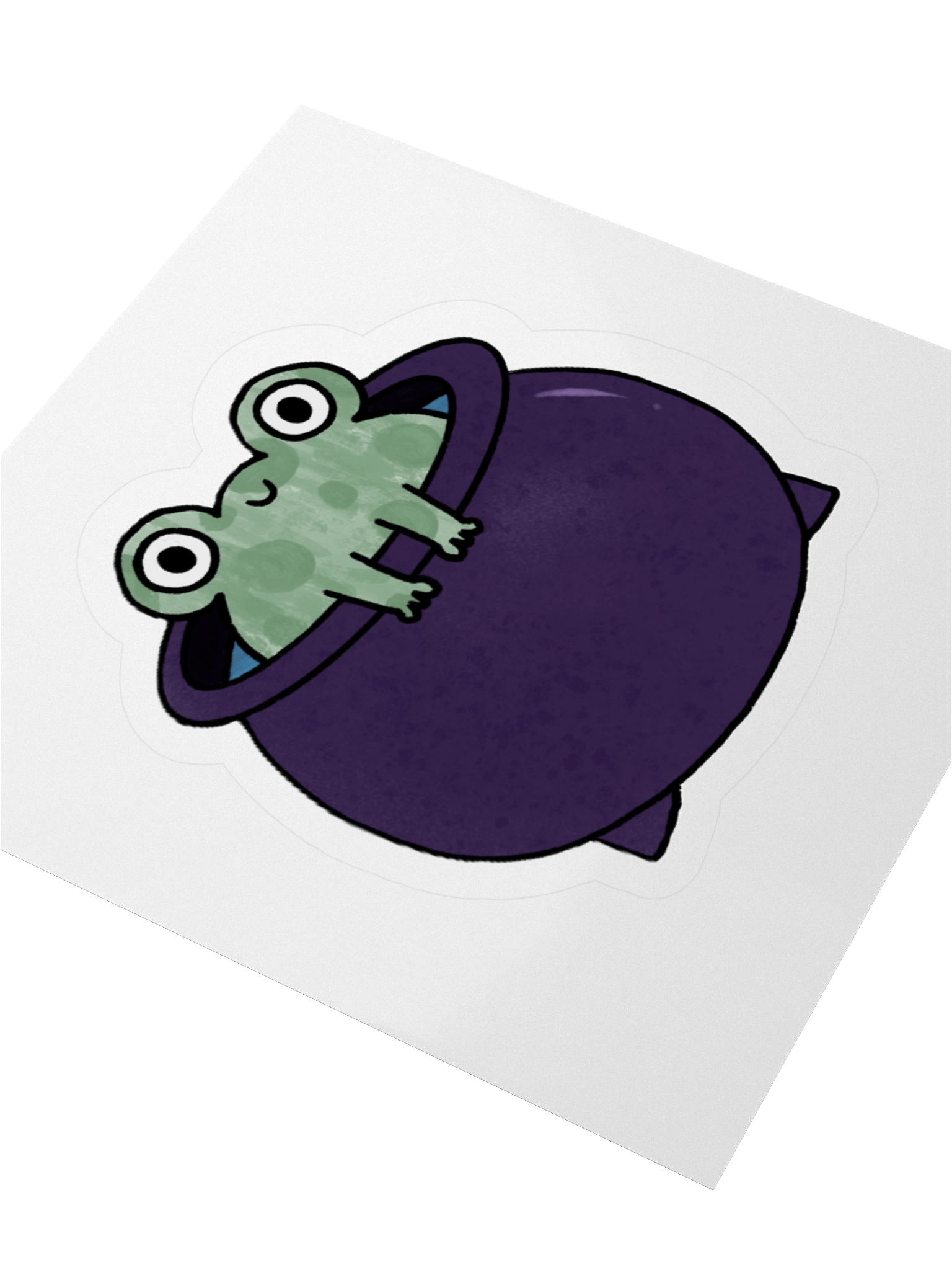 Froggy Cauldron Kiss Cut Stickers product image (9)