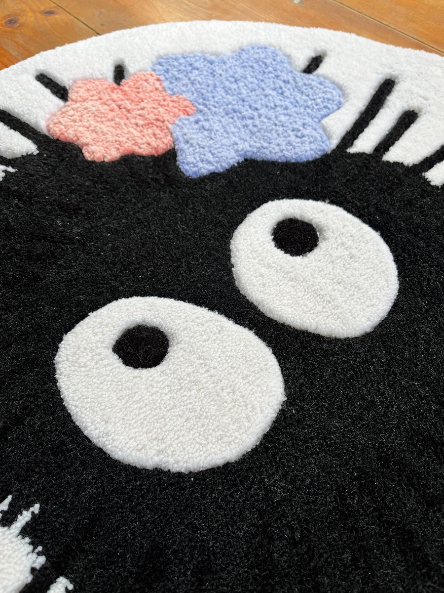Color Changing Soot Sprite Inspired Rug product image (7)
