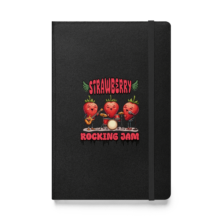 Strawberry Rocking Jam Band Hardcover Notebook product image (1)