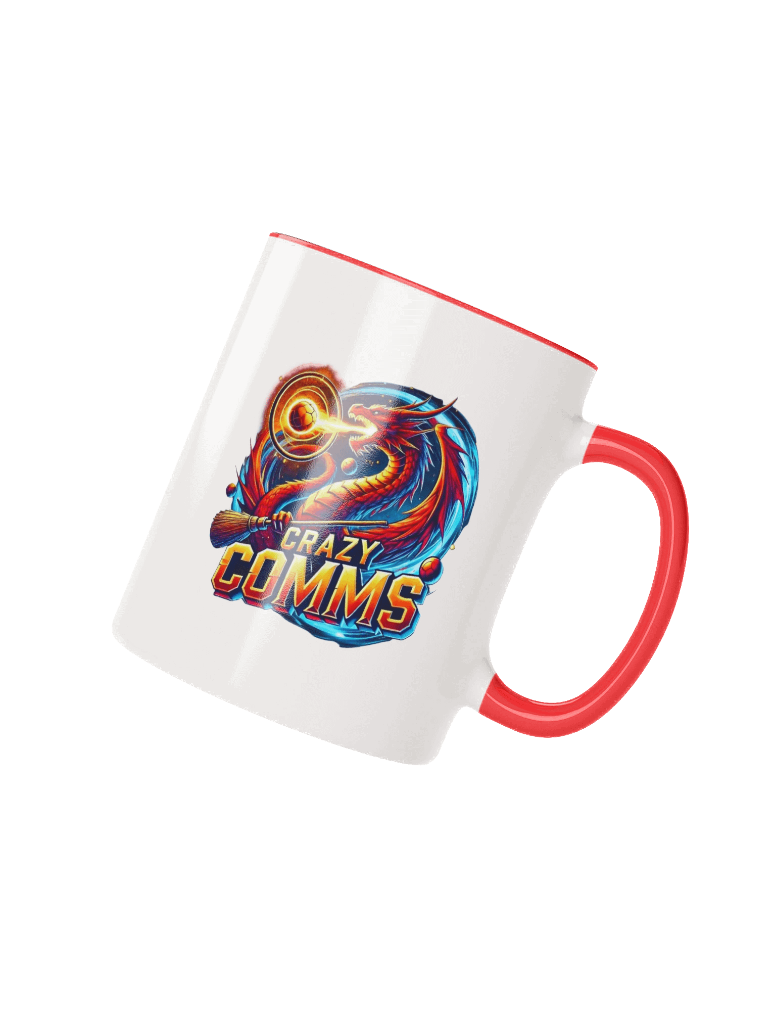Crazy Comms Team Ceramic Mug with Color Inside product image (3)
