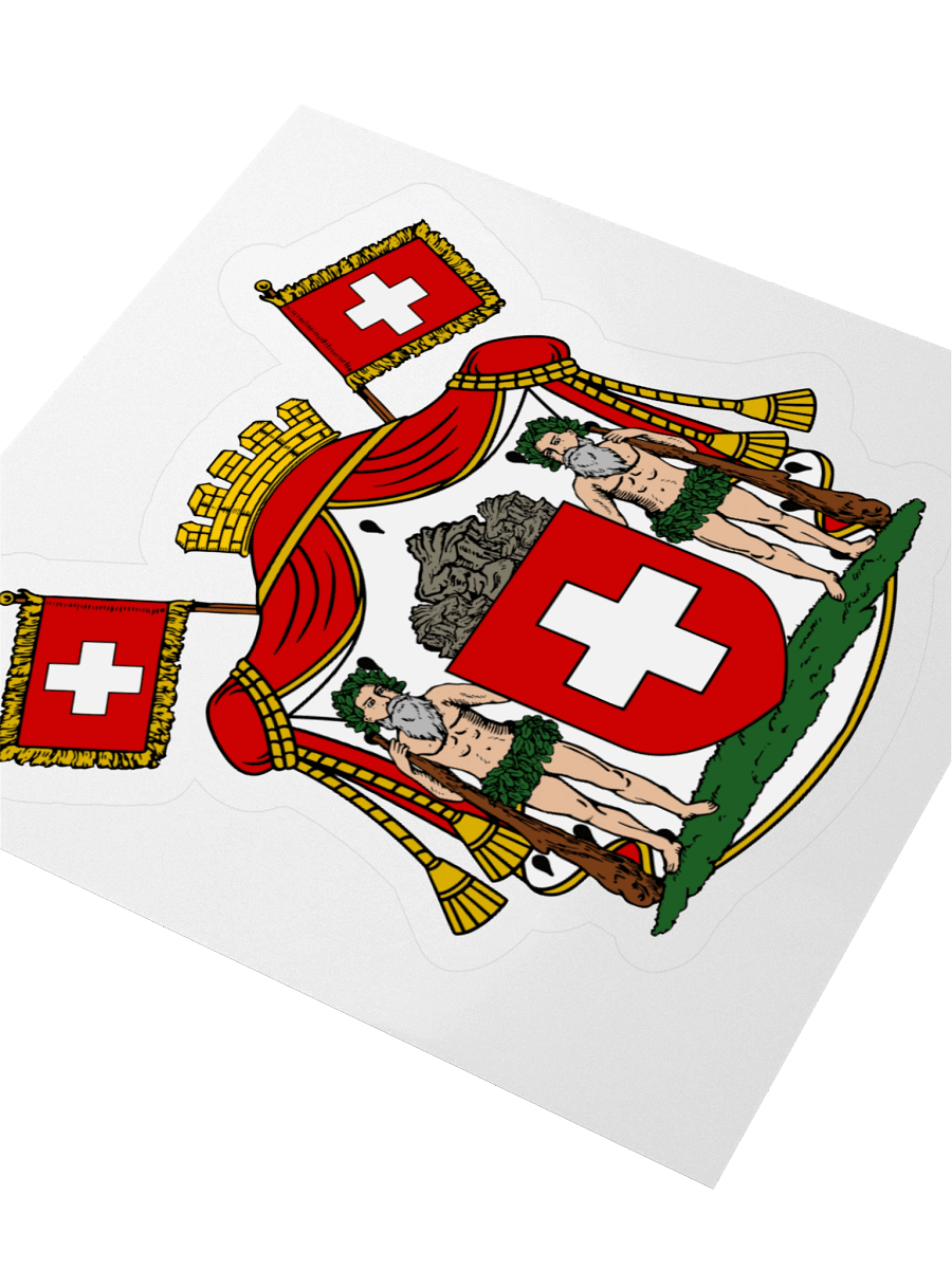 The Shield of Switzerland Kiss Cut Sticker product image (7)