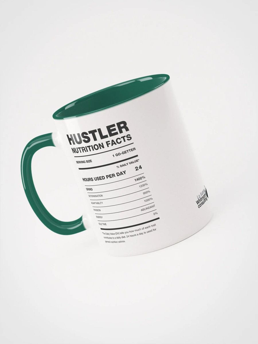 HUSTLER Nutrition Facts Ceramic Mug product image (4)