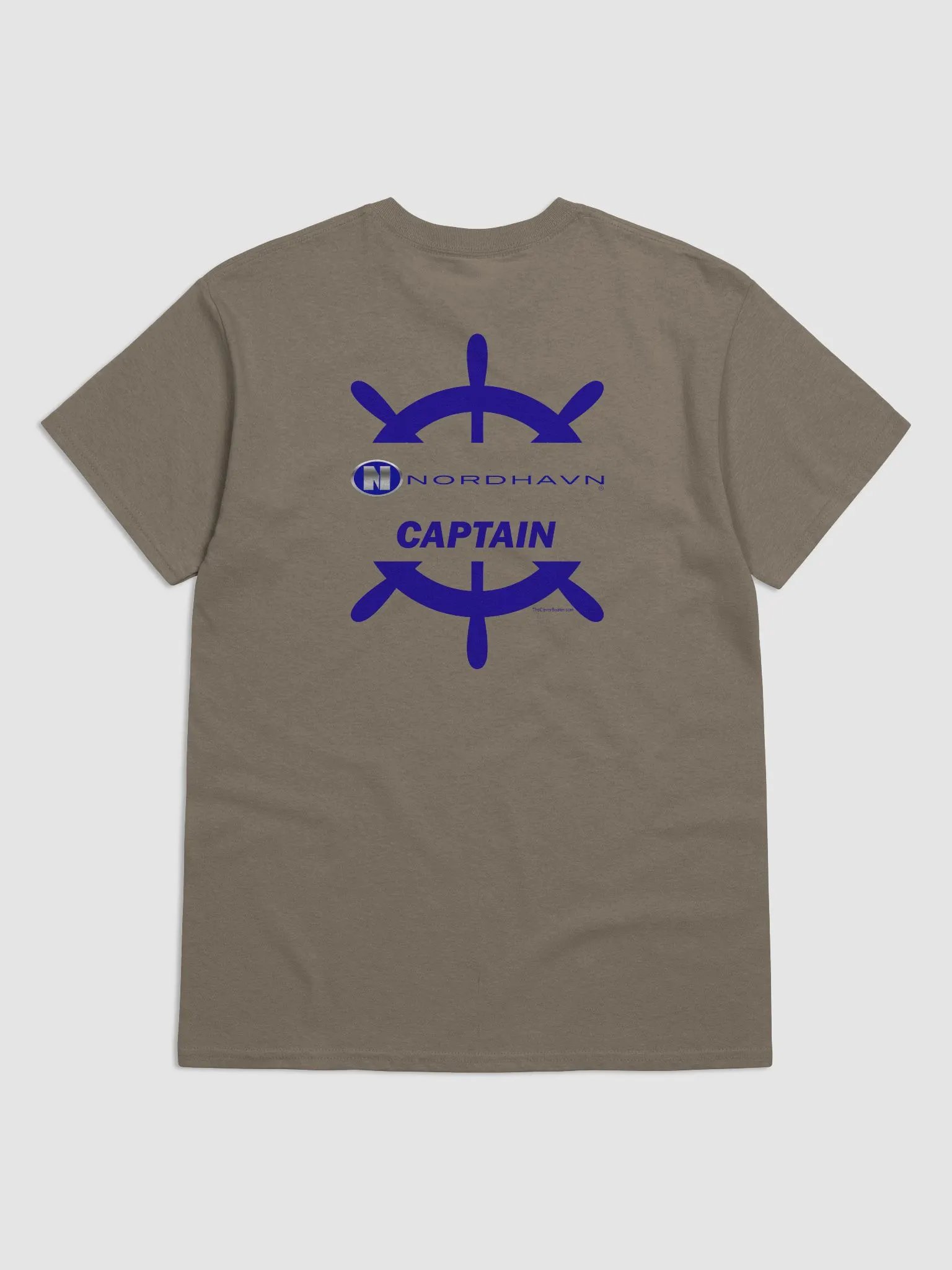 Nordhavn Captain - T-Shirt - Light Shirt w/Blue Logo product image (4)