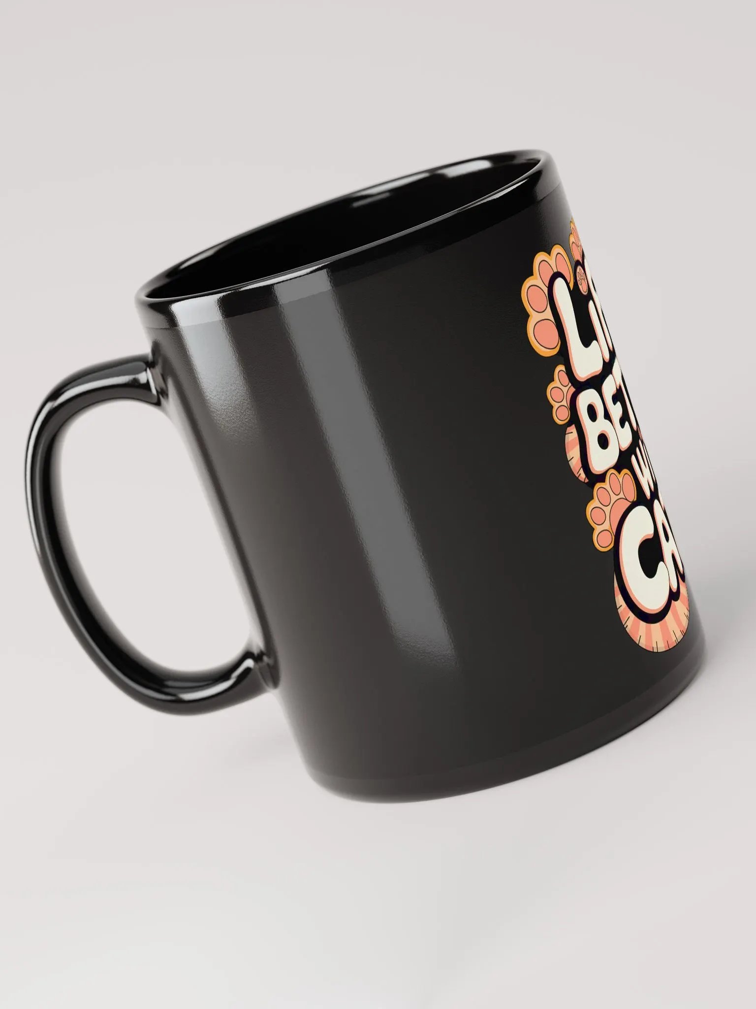 LIFE IS BETTER WITH CATS!' Mug product image (2)