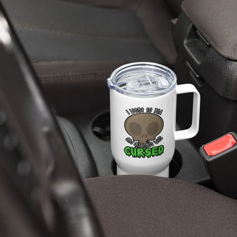 All I Got Was Cursed - Warrior - Travel Mug w/Handle product image (7)
