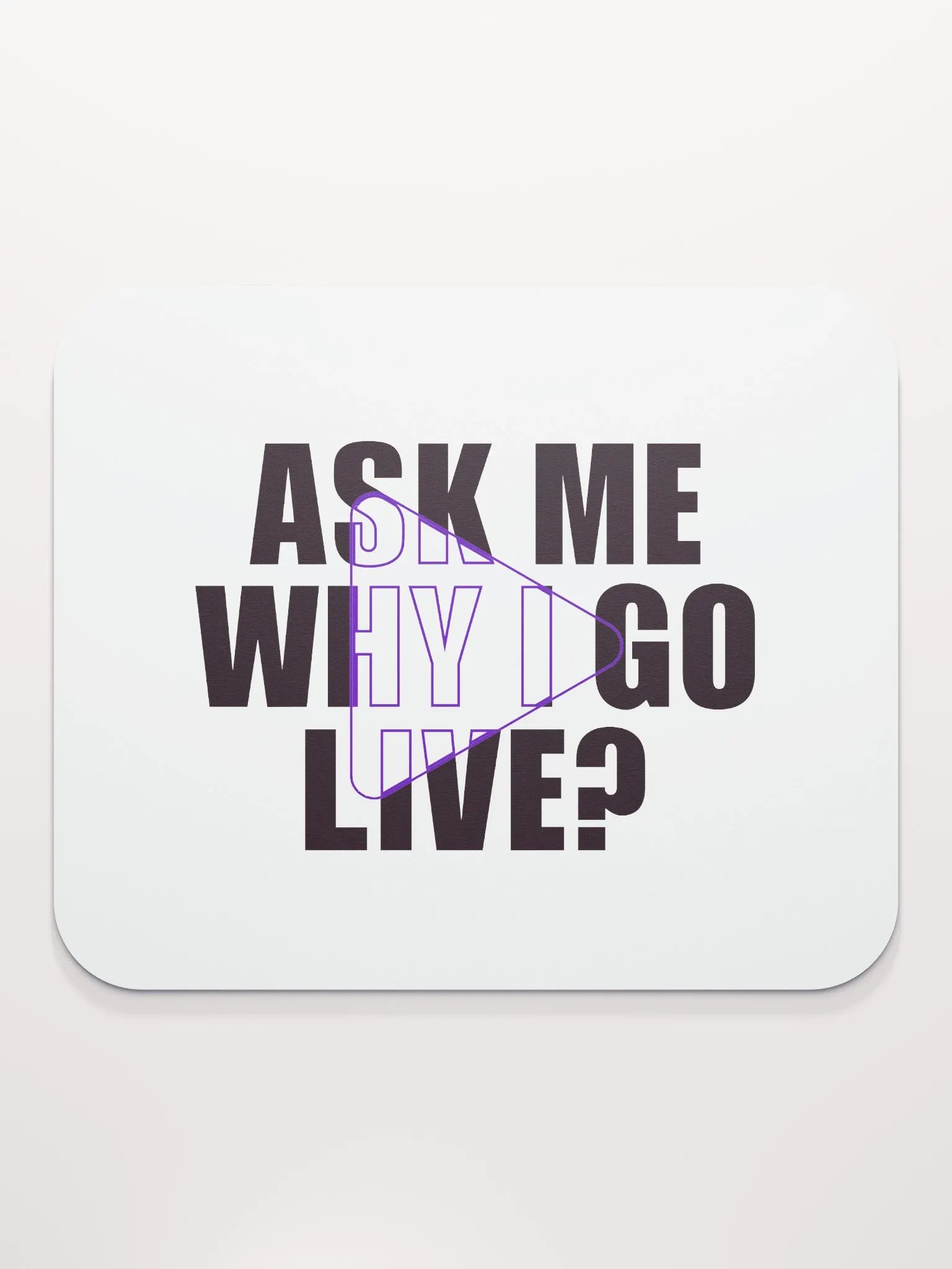 Ask Me Mouse Pad product image (2)