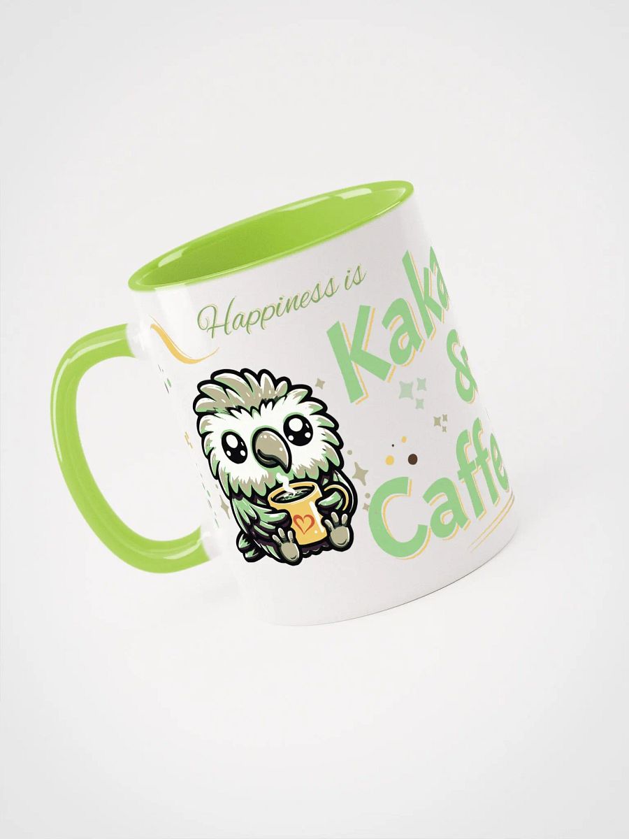 Kawaii Kakapo & Caffeine Ceramic Mug product image (23)