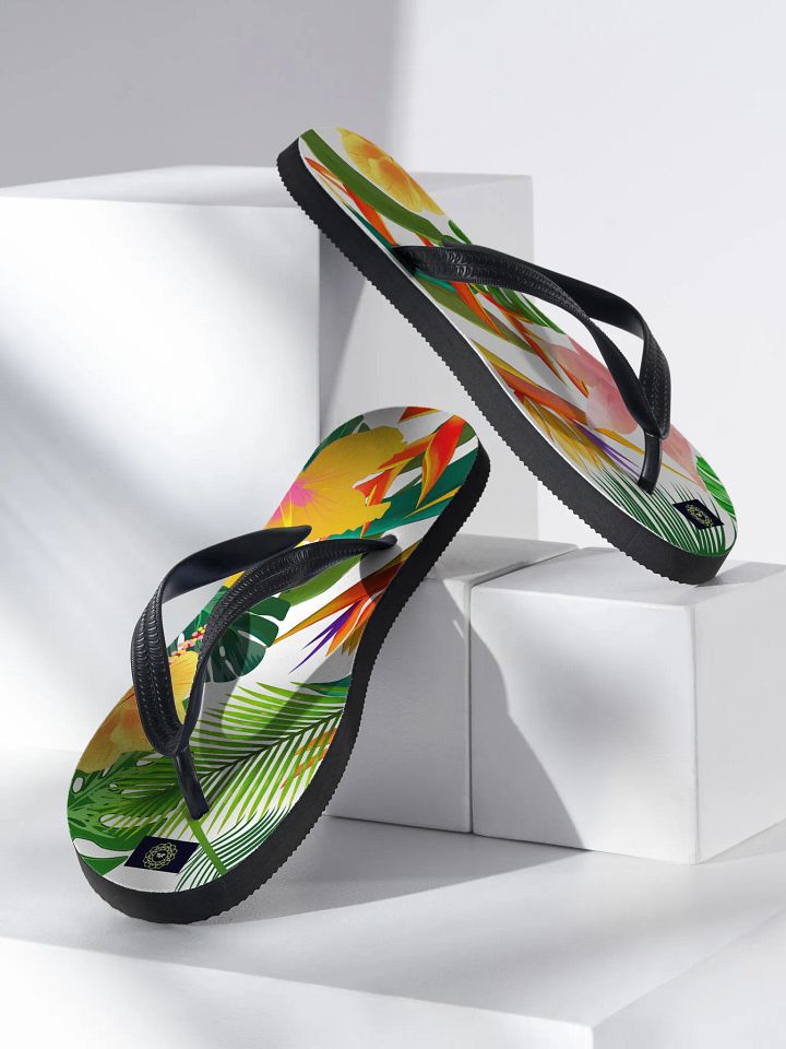 Tropical Blooms Custom Flip-Flops product image (2)