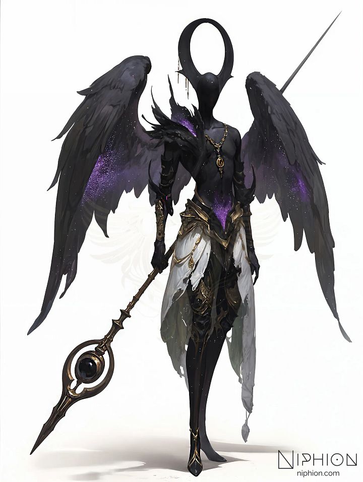 High-Resolution Digital Art – Nebula Archangel, Character Design #16 product image (1)
