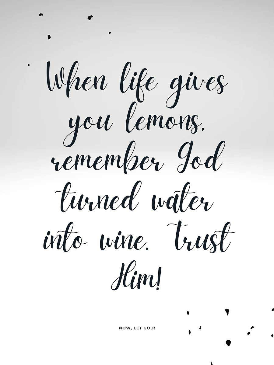 When life gives you lemons - Digital Print product image (1)