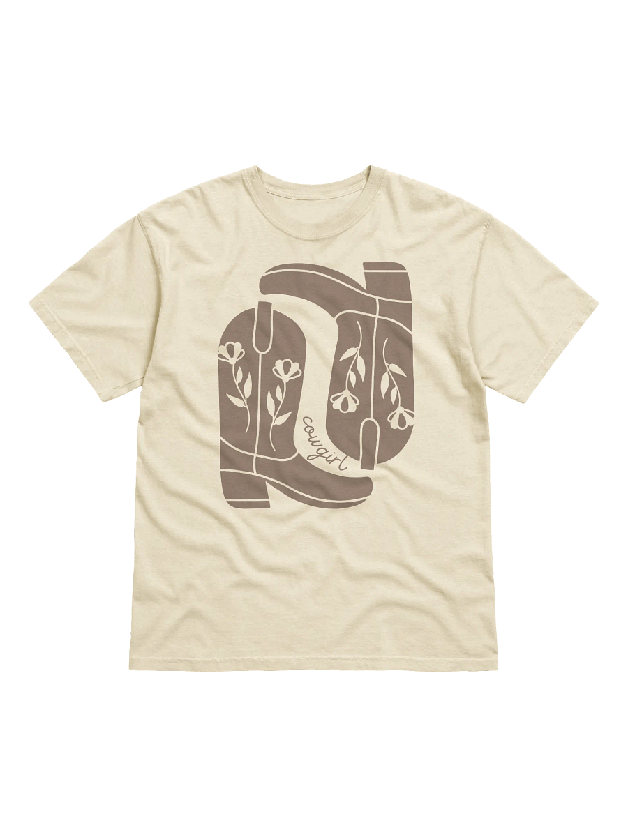 Floral Cowgirl Boots Tee product image (2)