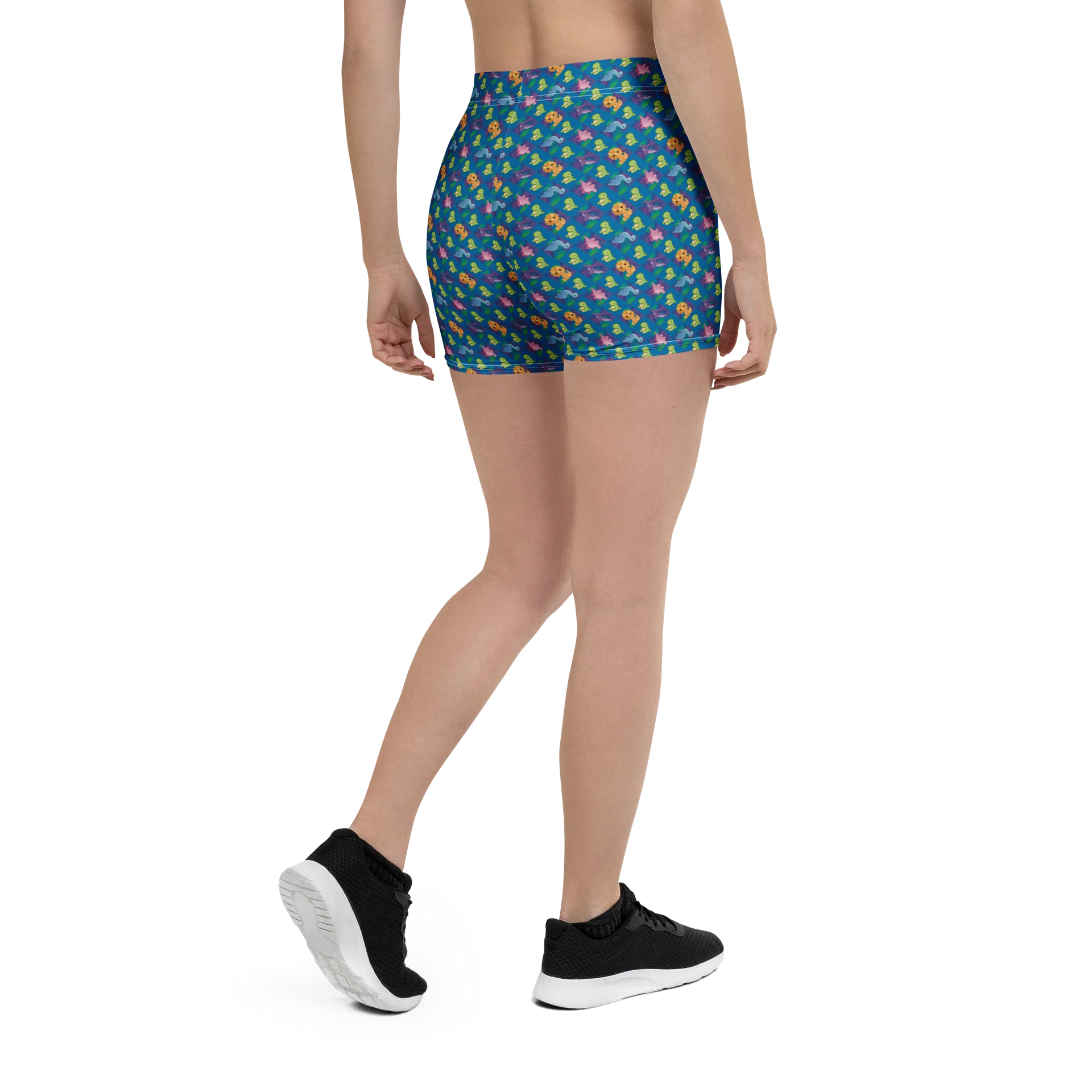 Symmetric Dino All-Over Print Shorts product image (3)