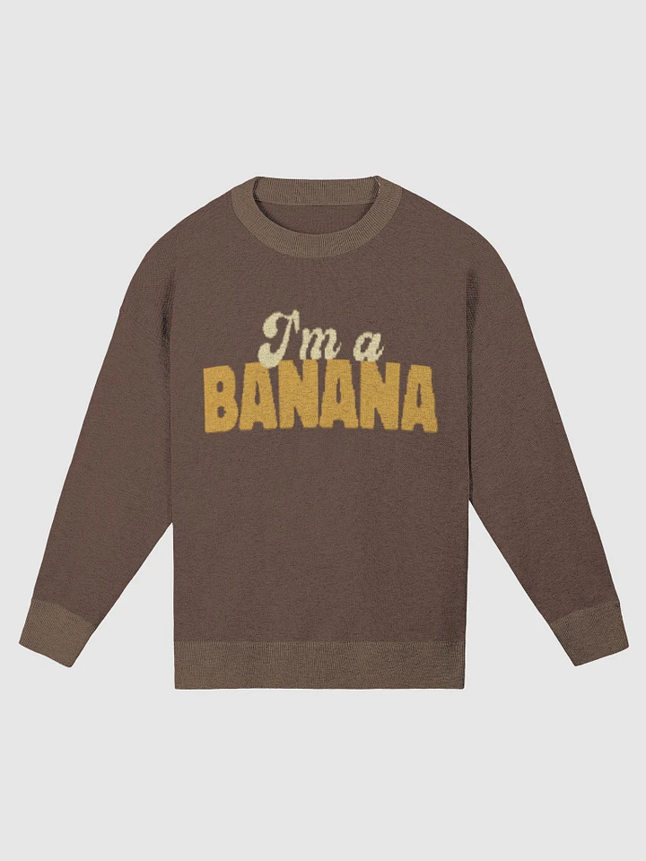 I'm a Banana knit relaxed fit sweater product image (4)