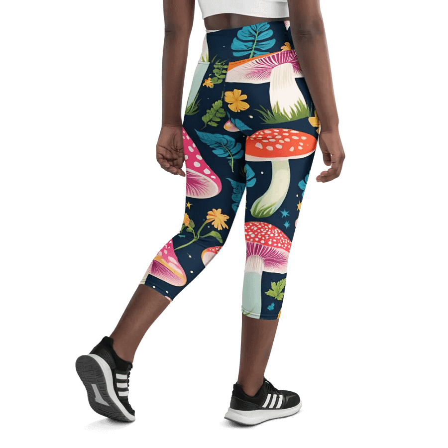 Mystic Mushroom Capri Leggings product image (10)