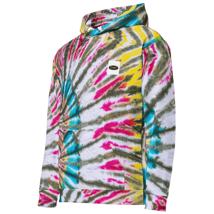 Cosmic Burst Spiral Tie-Dye Hoodie product image (2)