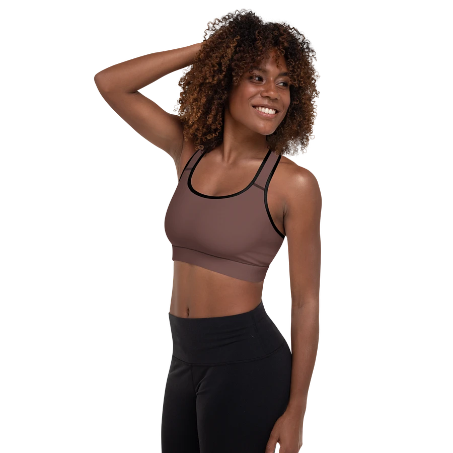 Maroon Muse Padded Activewear Sports Bra product image (4)