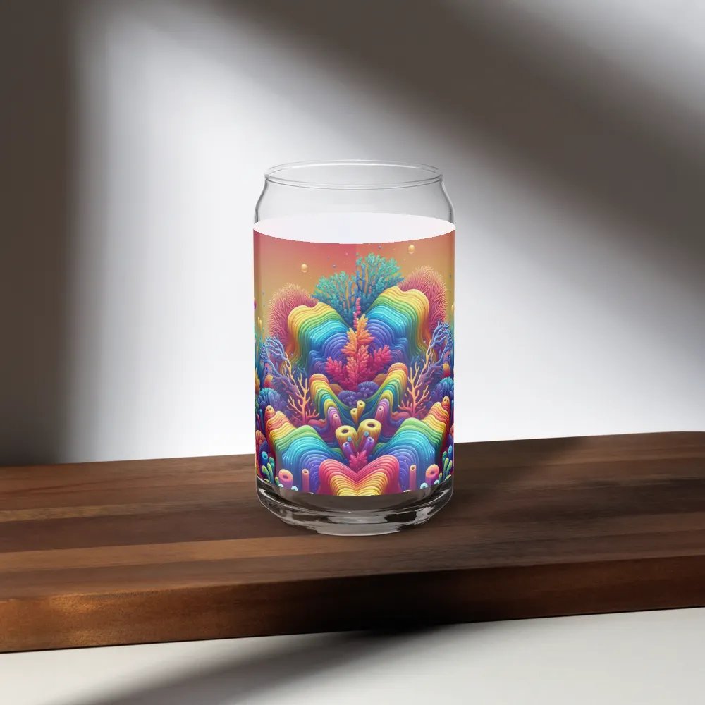 Beautiful & Vivid Rainbow Coral Ocean Themed Glass product image (5)
