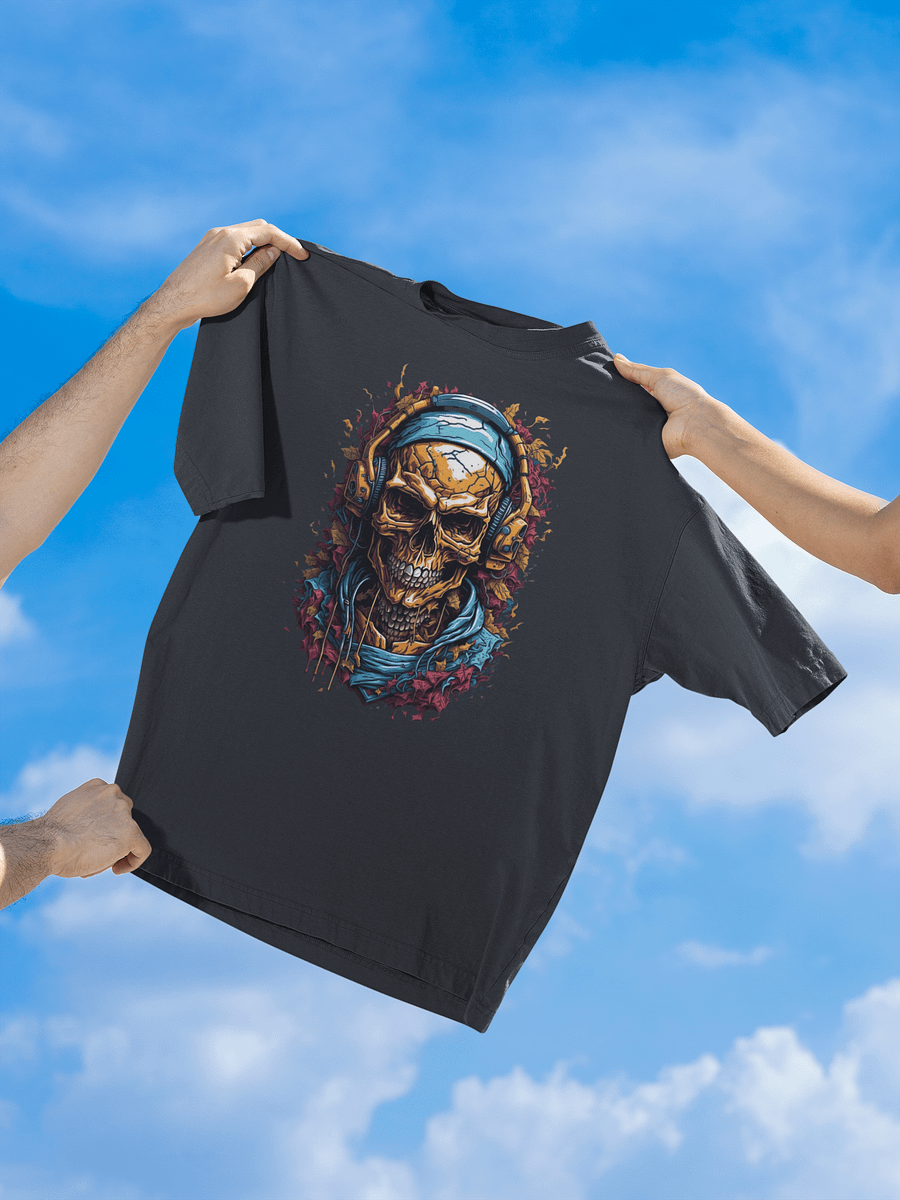 Skull Beats Oversized T-Shirt product image (11)