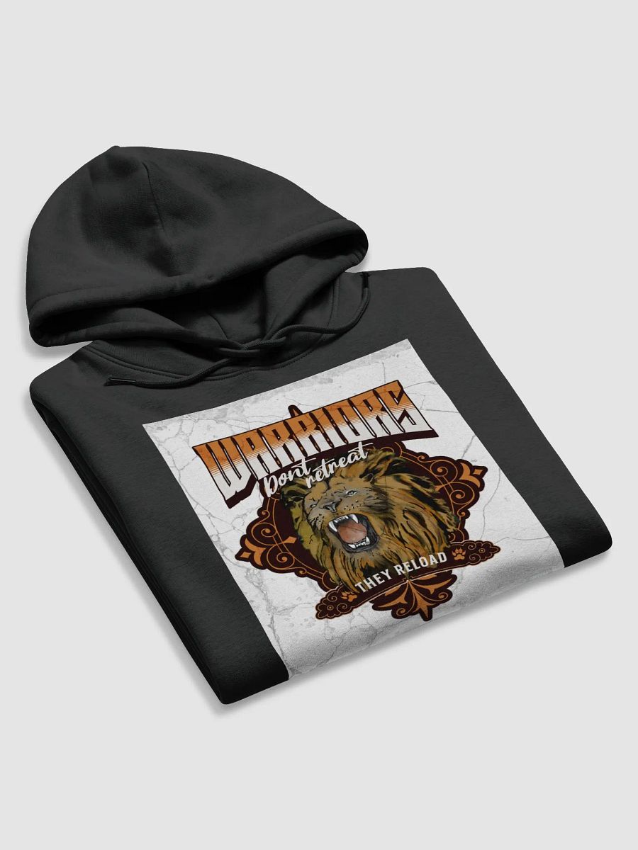 Warriors Don't Retreat They Reload Eco Hoodie | Warrior Motivational Apparel product image (4)