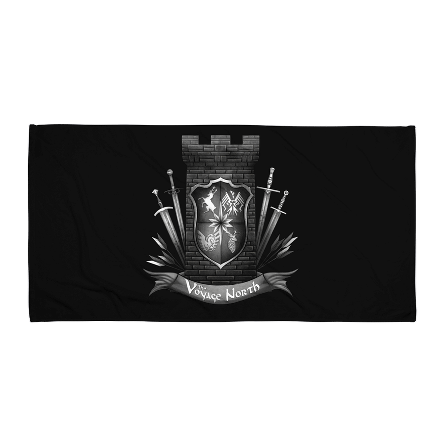 Black TVN Towel/ Greyscale Logo 2025 Exclusive product image (1)