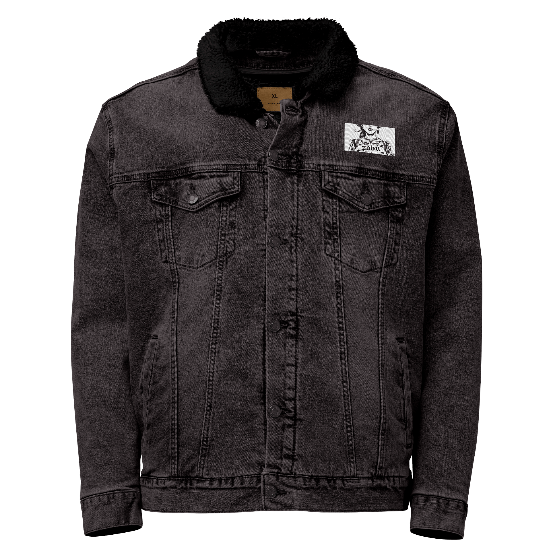 Zabu Inked Unisex Denim Jacket product image (1)