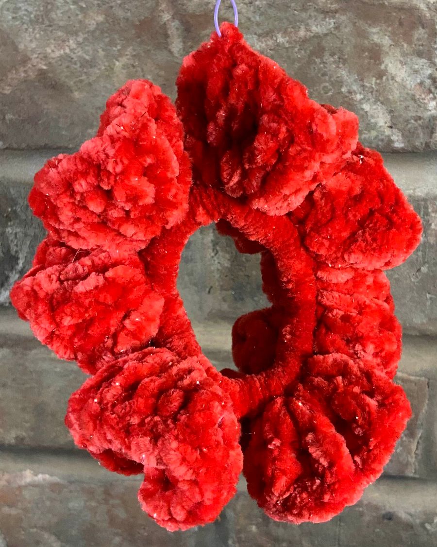 Fire Red Velvet Scrunchies product image (1)