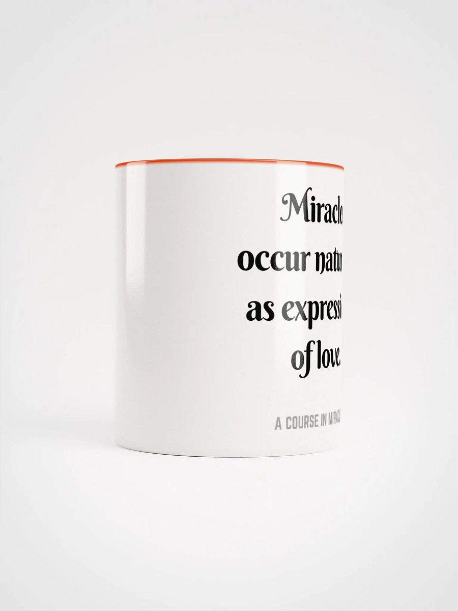 Miracles occur naturally - ACIM Inspirational Mug product image (65)