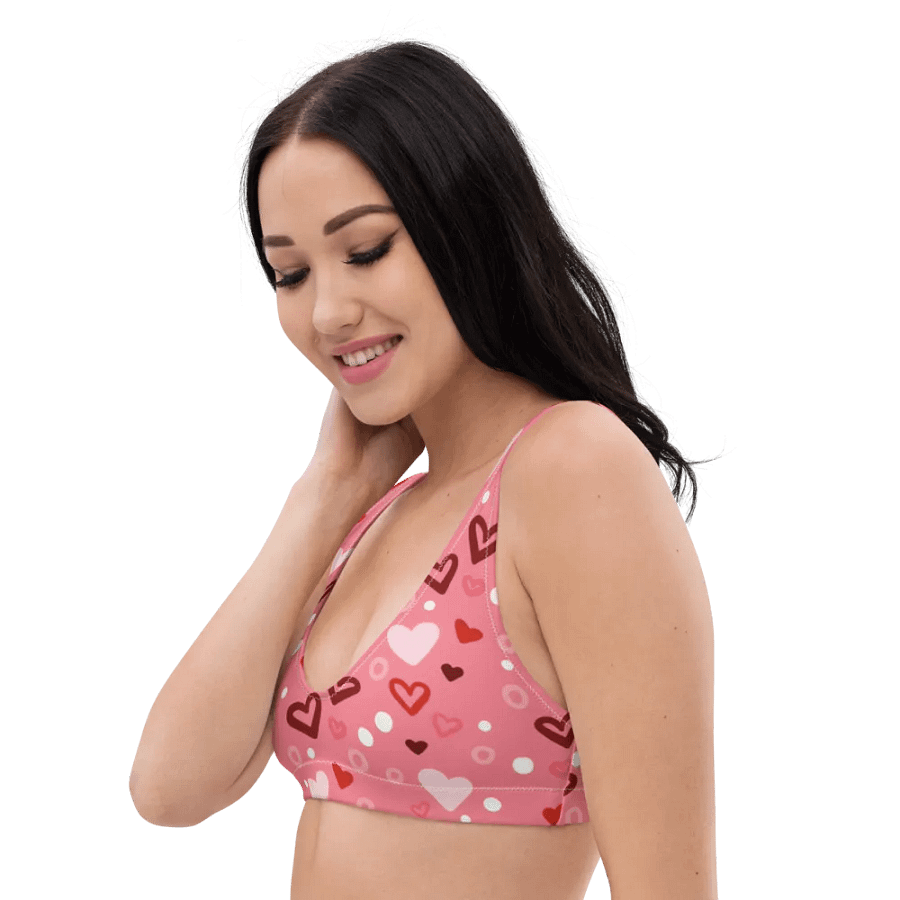 Heart Print Bikini Bra product image (5)