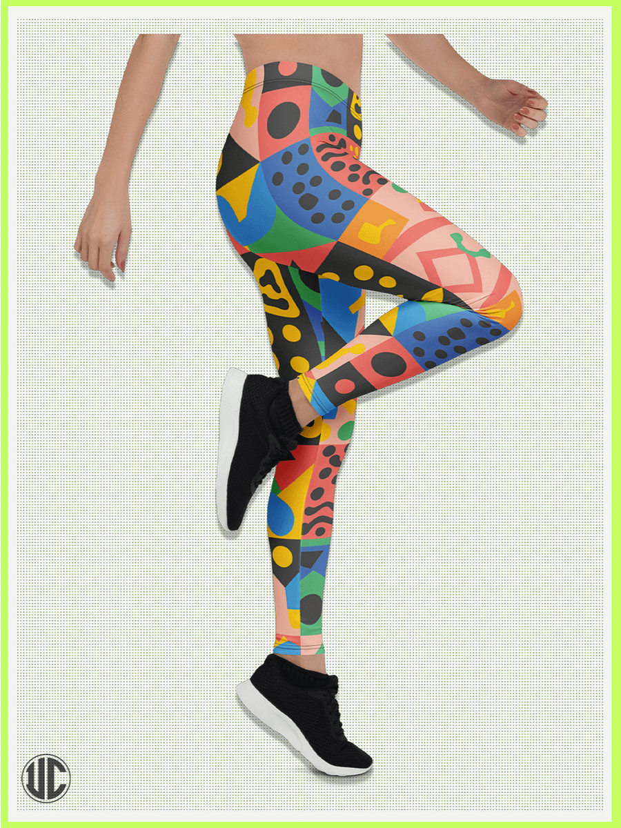 Vivid Memphis Style – Women’s Leggings product image (3)