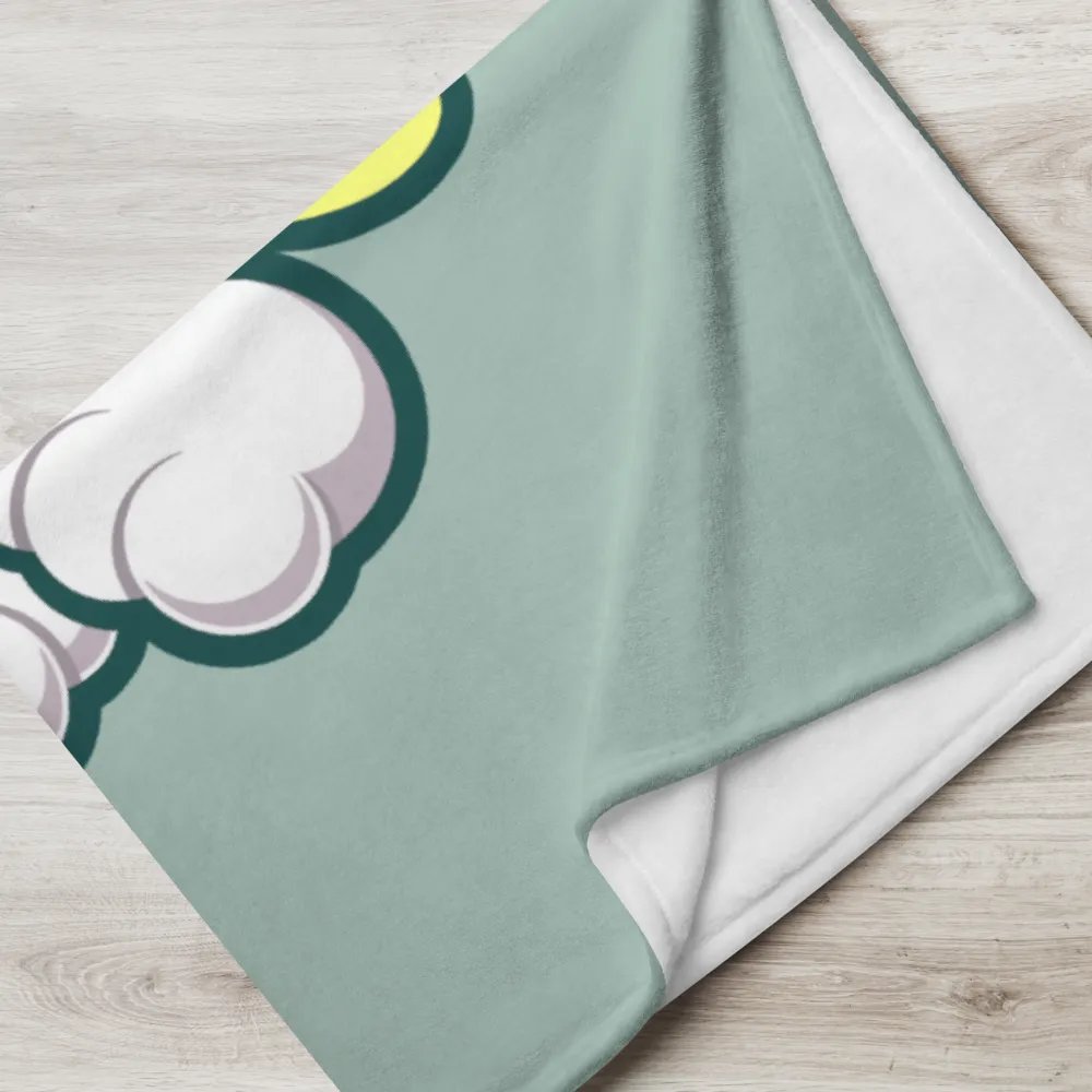 Sleeping Chloe • Throw Blanket (Opal) product image (5)