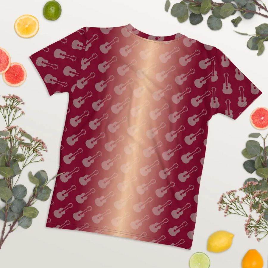Cool Bear Playing Guitar All Over Print T-shirt product image (8)