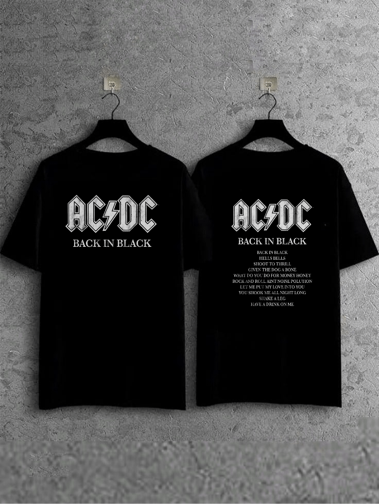 AC/DC 'Back in Black' Premium Unisex T-Shirt product image (1)