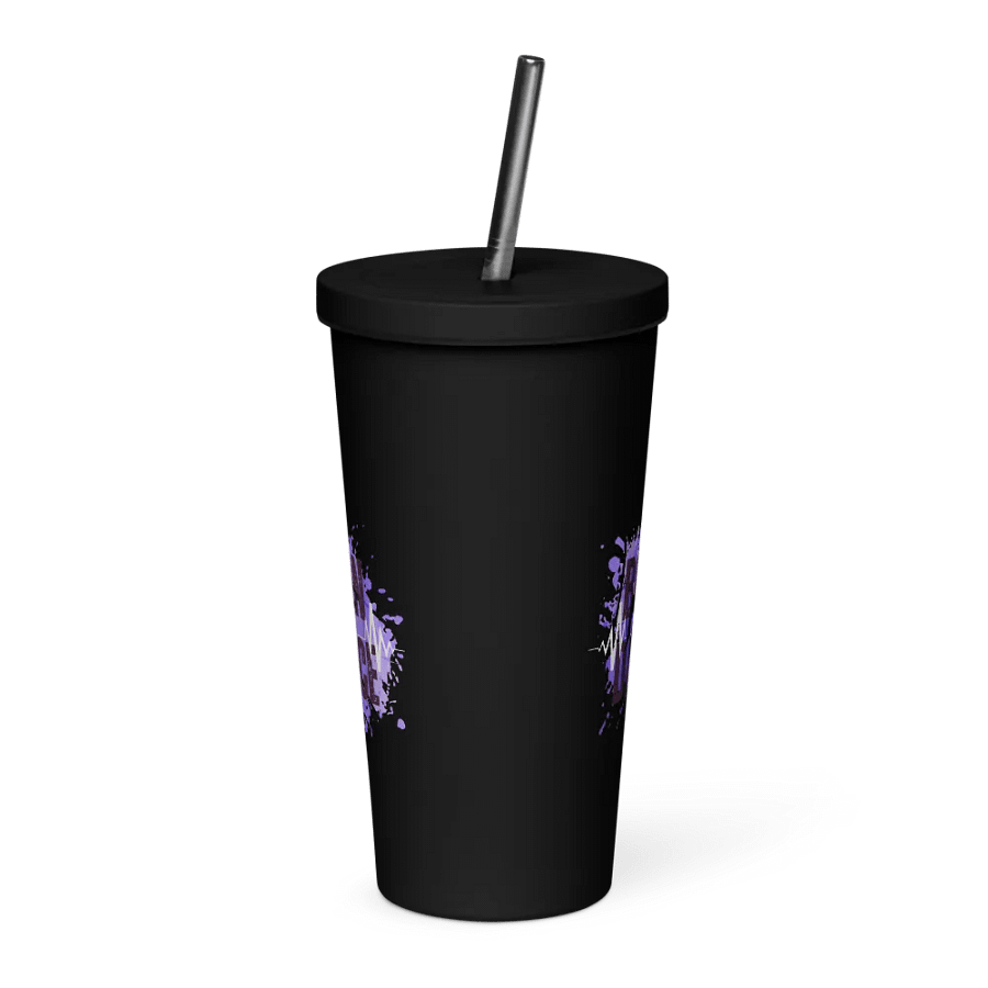 Born to Dance Vibrant Beats His Silhouette Insulated Tumbler product image (46)