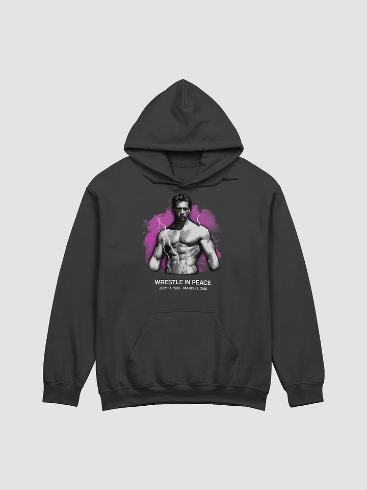 WRESTLE IN PEACE HOODIE (BLACK) product image (1)