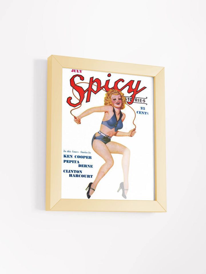Spicy Stories Jump Rope Pinup Art product image (11)