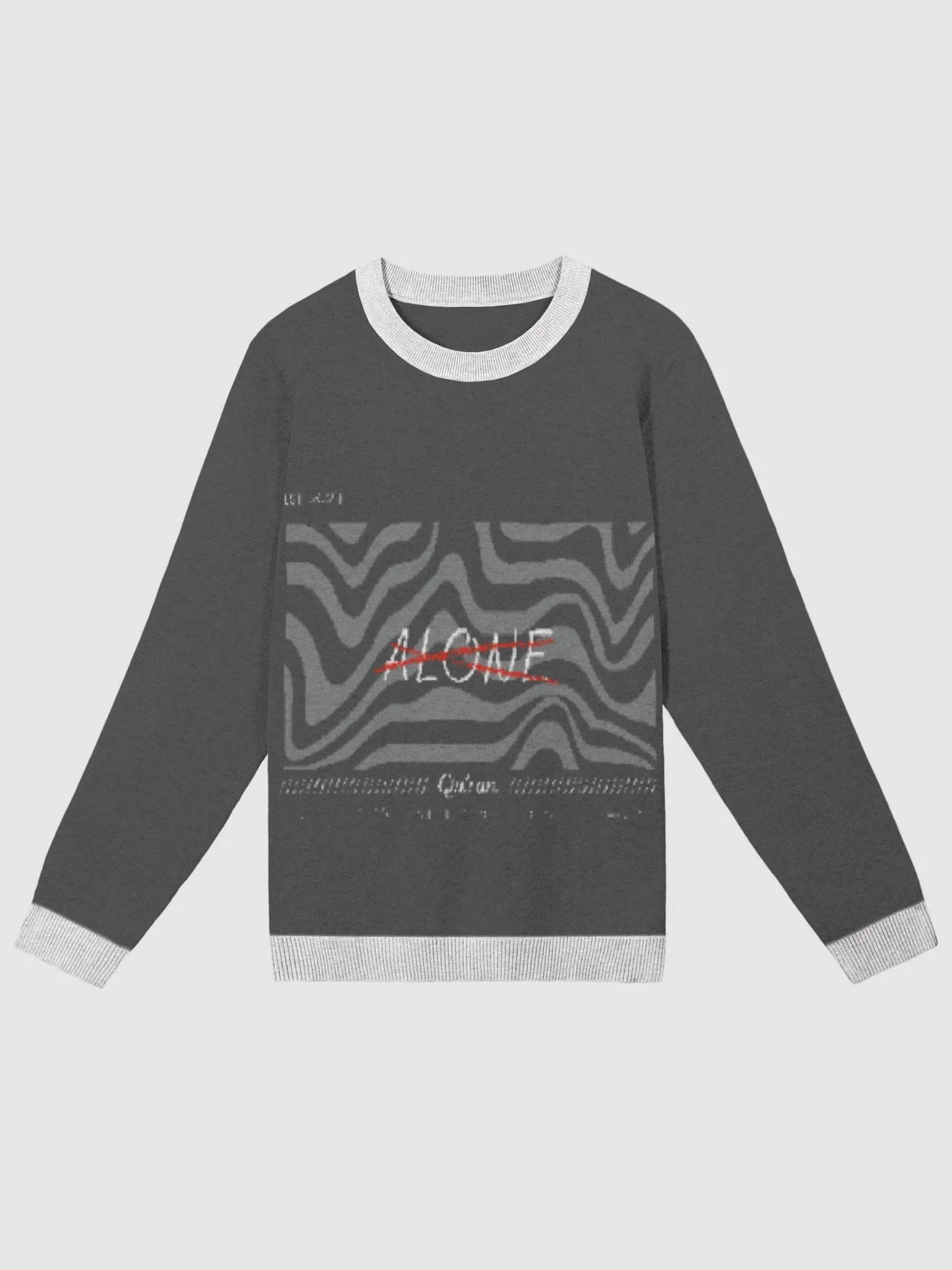 Call upon Me, I will respond to you. – 4060 | Unisex Knitted Crewneck Sweater Classic Fit product image (5)
