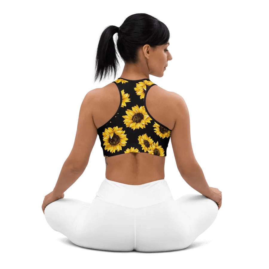 Sunflower Printed Sport's Bra product image (12)