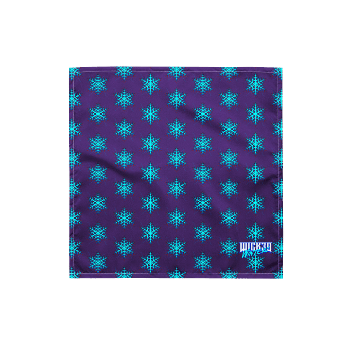 WICKED WINTERS ELECTRIC SNOWFLAKE BANDANNA product image (1)