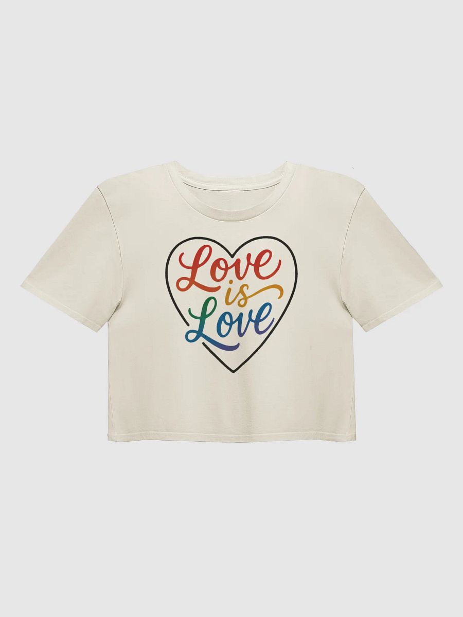 Love is Love Pride Crop Top product image (2)