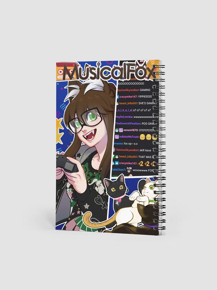 4 Year Streamversary Spiral Notebook product image (2)