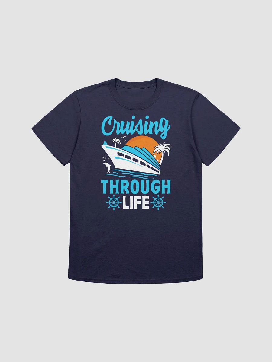 Cruising Through Life Unisex Softstyle T-Shirt Dark Colours product image (1)