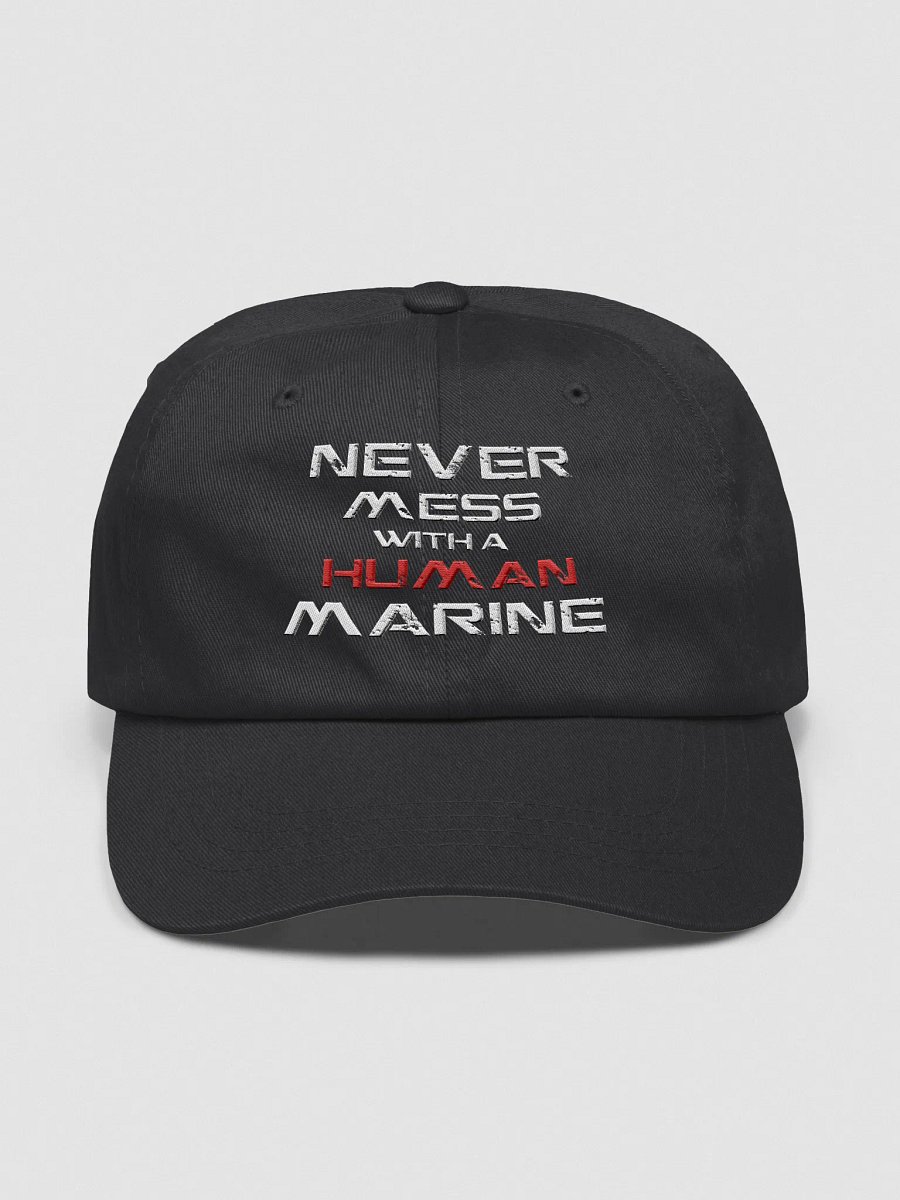 NEVER MESS WITH A HUMAN MARINE Classic Dad Hat product image (1)