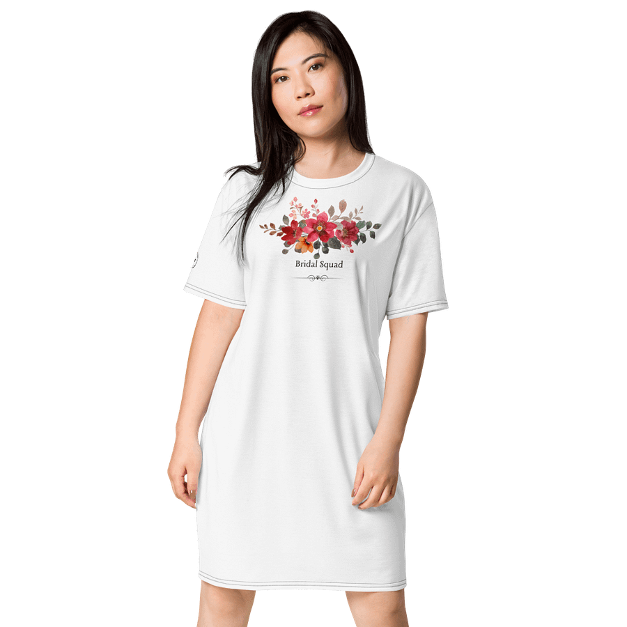 Bridal Squad 011 T-Shirt Dress Floral Bliss Theme product image (1)