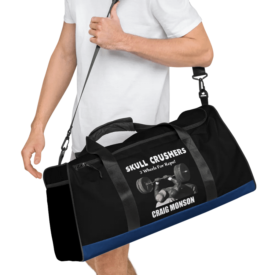 Craig Monson Three Wheels For Reps! Duffle Bag product image (10)