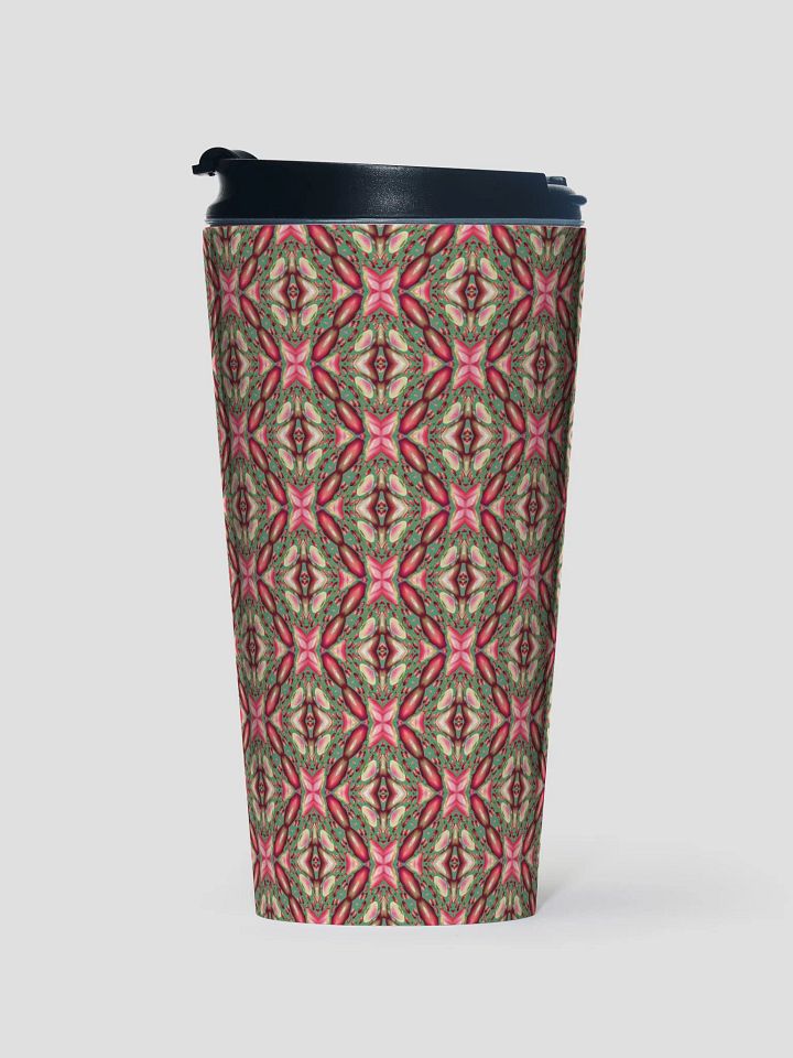 Vibrant Diamond & Floral Travel Mug product image (1)