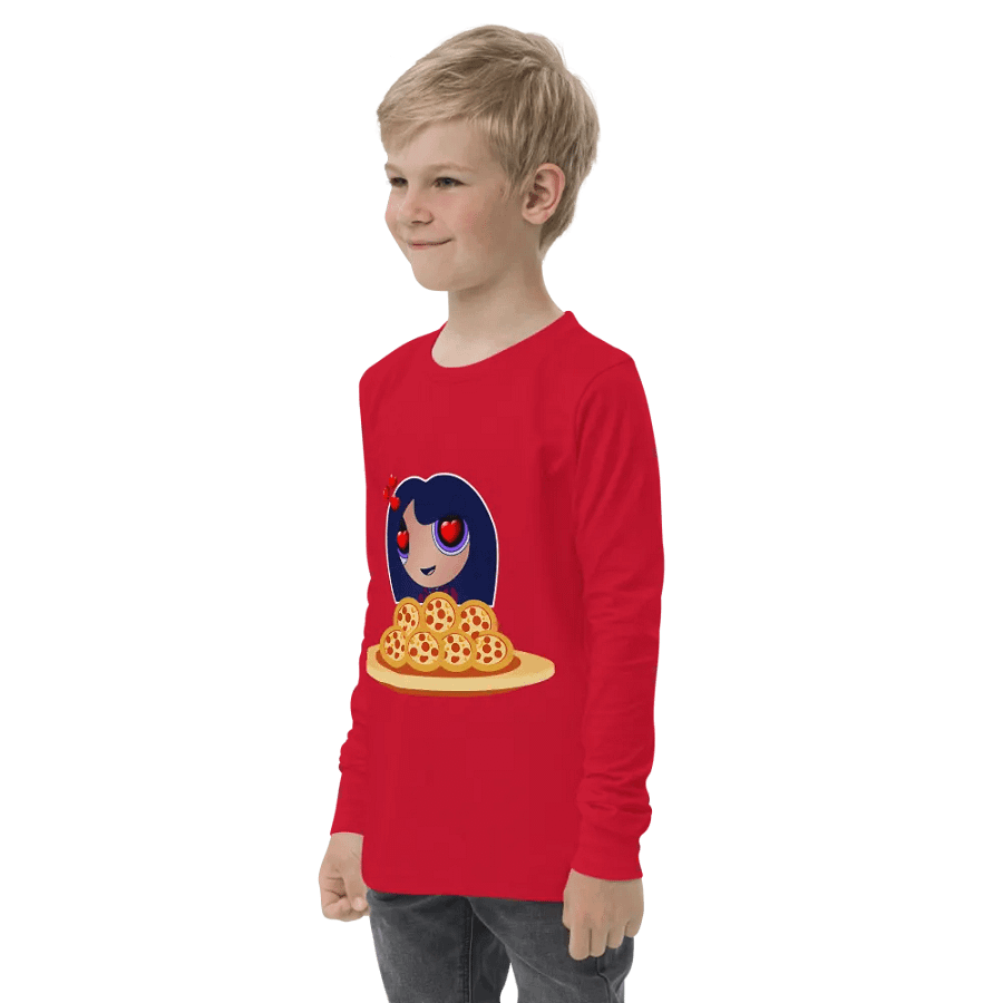 Youth Pizza Love Long Sleeve Top product image (3)
