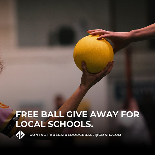 Free ball give away for local schools 🥳 

Adelaide dodgeball has some second hand dodgeballs to give away to a new home. 

So...