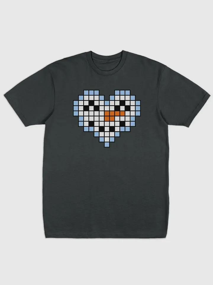 Snowman Heart Premium Heavyweight Tee product image (1)